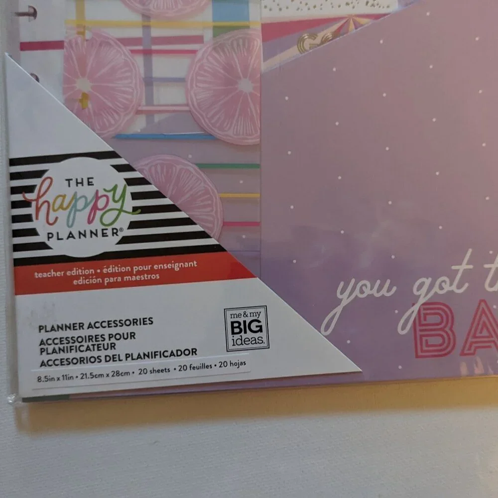 NWT 65 pcs Happy Planner Big 'You Got This Babe' Accessories Pack Stickers NEW